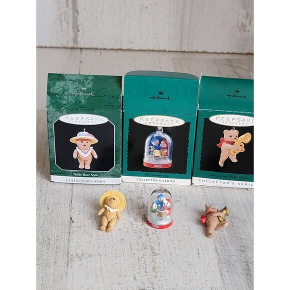Hallmark Miniature beary more‎ bear Variety ornament Xmas set - Picture 5 of 5